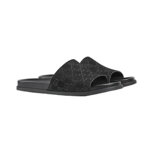 Gucci Logo Detailed Slide Sandals