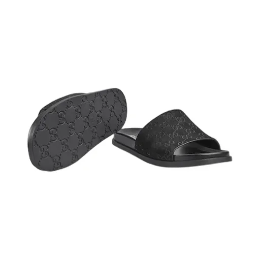 Gucci Logo Detailed Slide Sandals