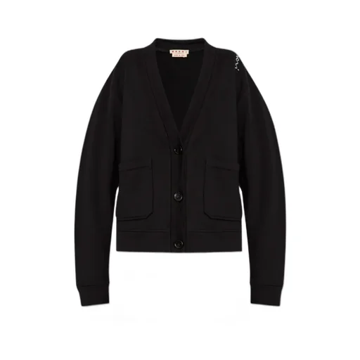 Marni Logo Embroidered Button-Up Cardigan
