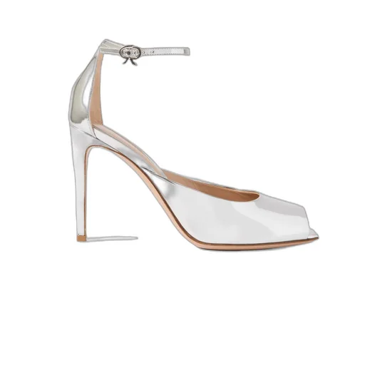 Gianvito Rossi Ethel Squared Peep Toe Sandals
