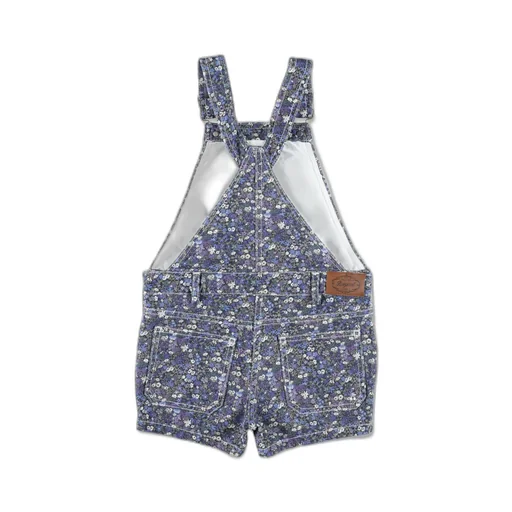Bonpoint Floral-Printed Short Overalls