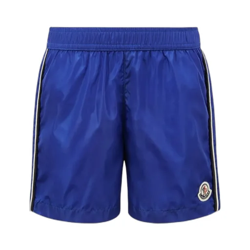 Moncler Enfant Tricolour-Trimmed Swim Shorts