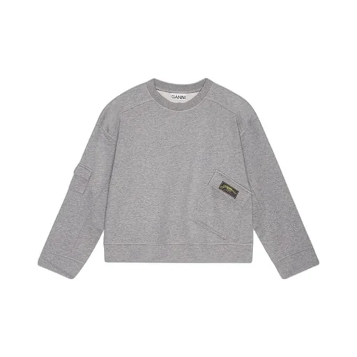 Ganni Sweatshirt With Pocket