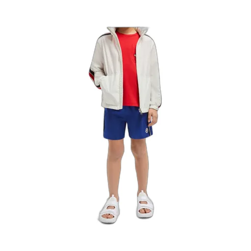Moncler Enfant Tricolour-Trimmed Swim Shorts