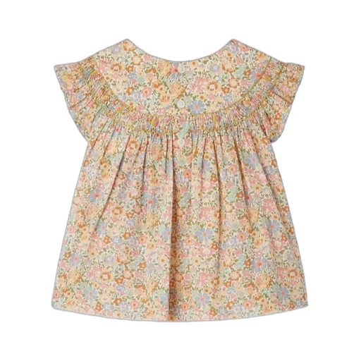 Bonpoint Eliotine Smocked Blouse