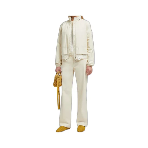 Moncler Gabardine Straight Leg Trousers