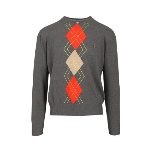 Vivienne Westwood Logo Embroidered Crewneck Jumper