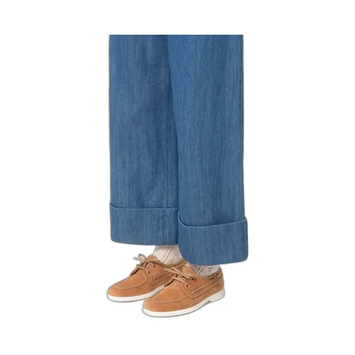 Valentino Braided-Edge Lace-Up Boat Shoes