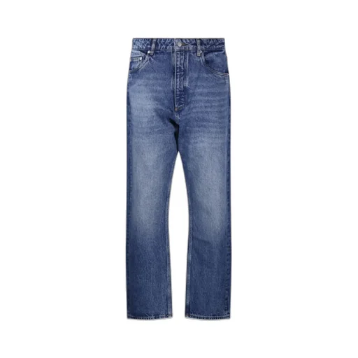 Studio Nicholson Riso Logo Patch Straight Leg Jeans