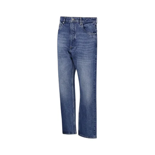 Studio Nicholson Riso Logo Patch Straight Leg Jeans
