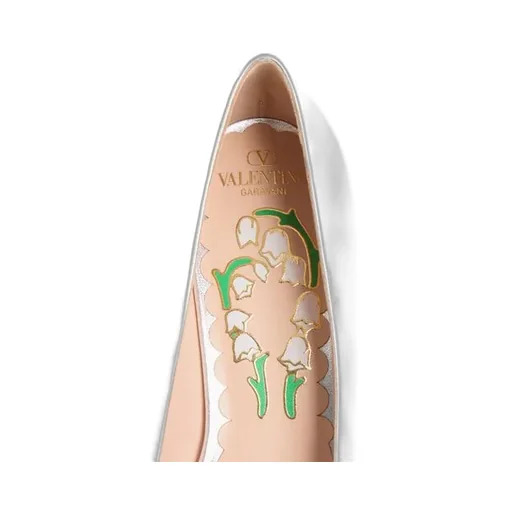 Valentino Bowow Square Toe Pumps
