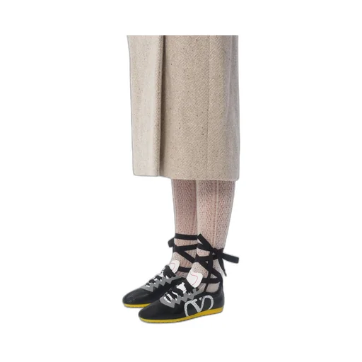 Valentino Logo Lace-Up Sneakers