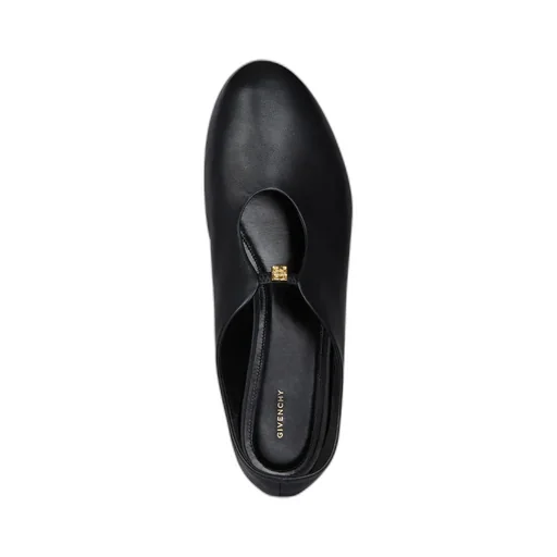 Givenchy 4G Liquid Round-Toe Ballet Flats