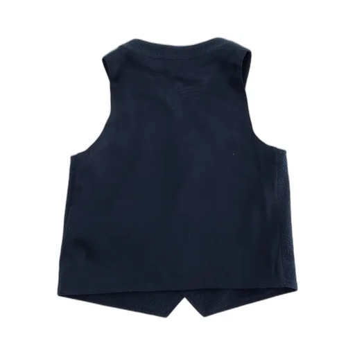 Emporio Armani Kids V Neck Vest With Logo