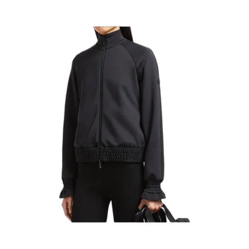 Moncler Logo Patch Zip-Up Cardigan