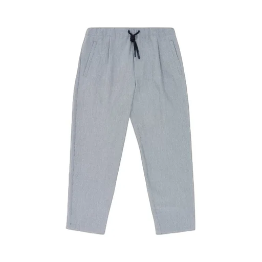 Emporio Armani Kids Tapered Drawstring Trousers