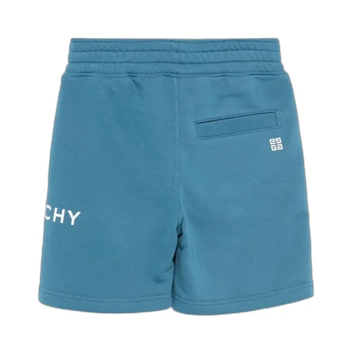 Givenchy Kids Logo-Print Fleece Drawstring Shorts