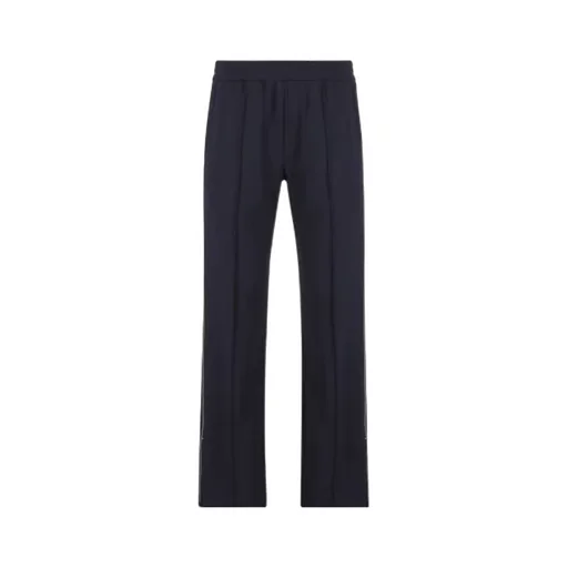 Valentino Logo Printed Straight Leg Trousers