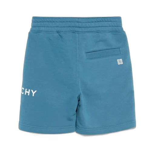 Givenchy Kids Logo-Print Fleece Drawstring Shorts