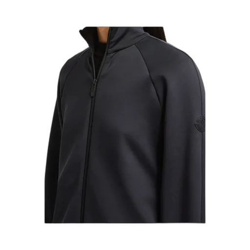 Moncler Logo Patch Zip-Up Cardigan