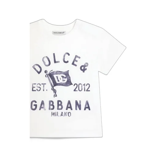 Dolce & Gabbana Kids Logo Printed Jersey T-Shirt