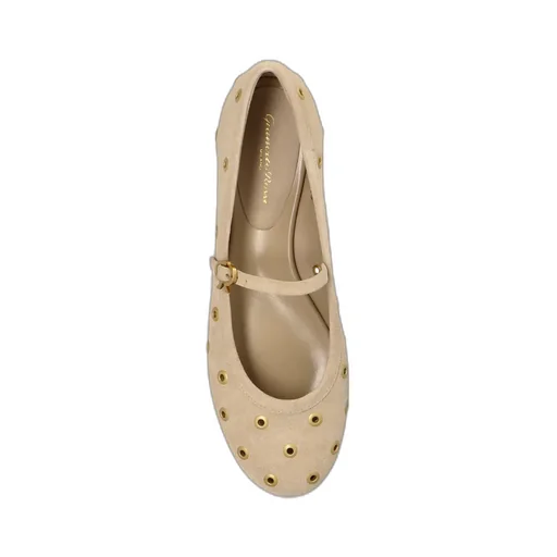 Gianvito Rossi Studded Ballet Flats