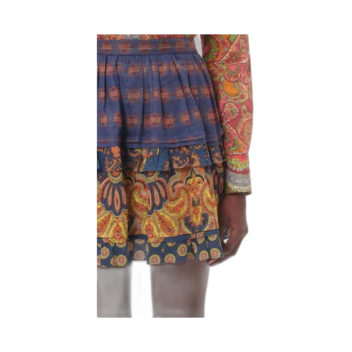 Valentino All-Over Patterned Flared Skirt