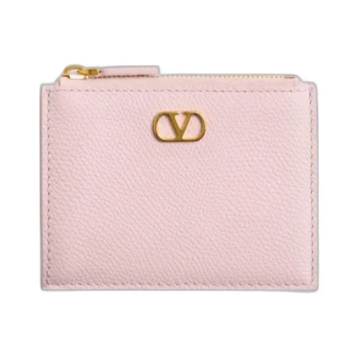 Valentino Vlogo Signature Zip-Up Card Case