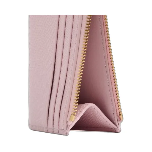 Valentino Vlogo Signature Zip-Up Card Case