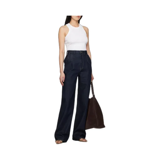 Stretchless Wide-Leg Jeans