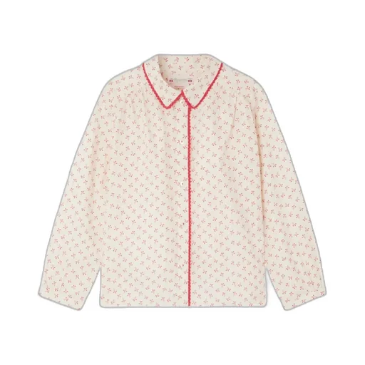 Bonpoint Printed Poplin Basiline Blouse