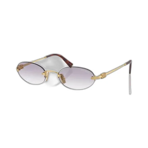 Miu Miu Eyewear Oval Frame Sunglasses