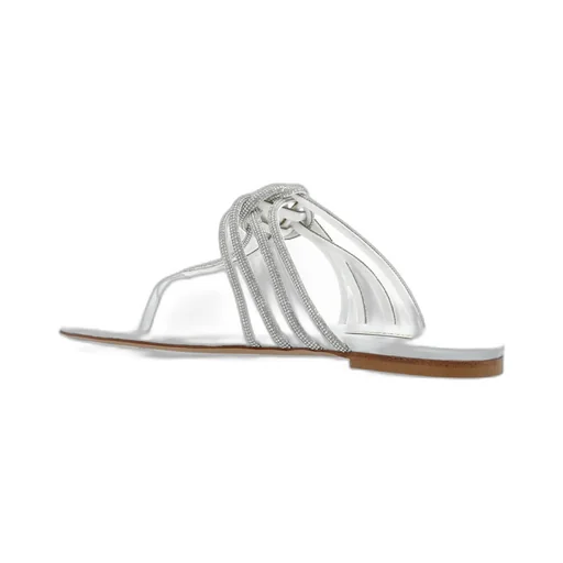 Casadei Strappy Pearl Embellished Sandals