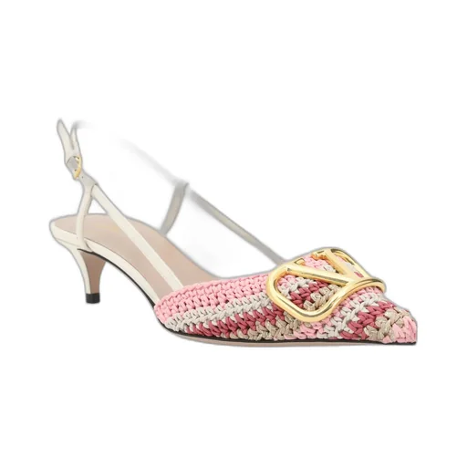 Valentino Vlogo Signature Pointed Toe Pumps