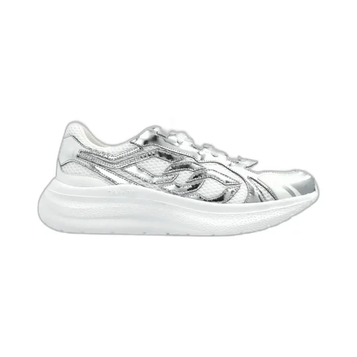 Casadei Wave Pattern Platform Sneakers