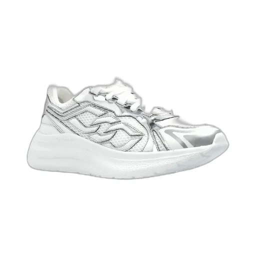 Casadei Wave Pattern Platform Sneakers