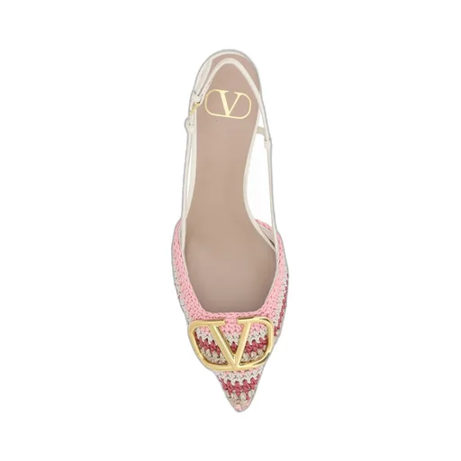 Valentino Vlogo Signature Pointed Toe Pumps