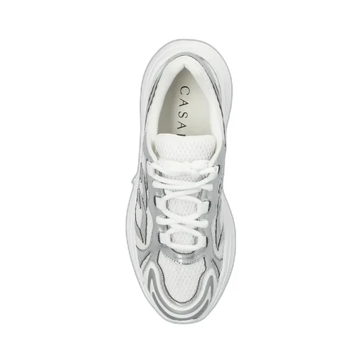 Casadei Wave Pattern Platform Sneakers