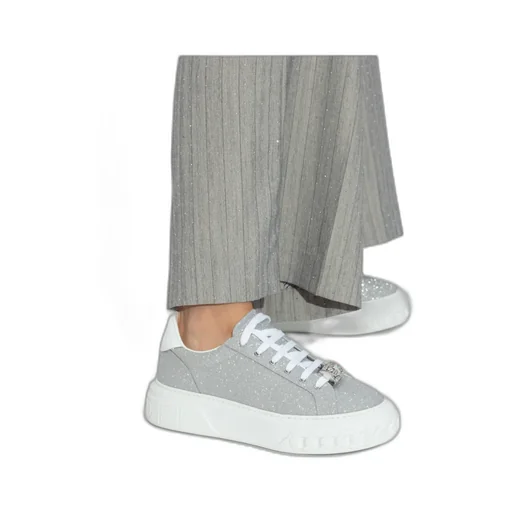 Casadei Chain Detail Platform Sneakers