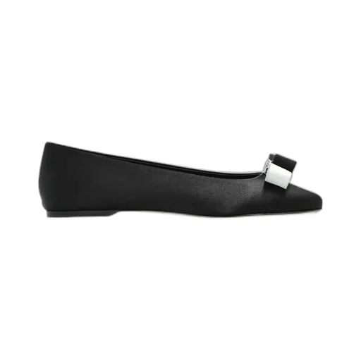 Casadei Bow Accent Ballet Flats