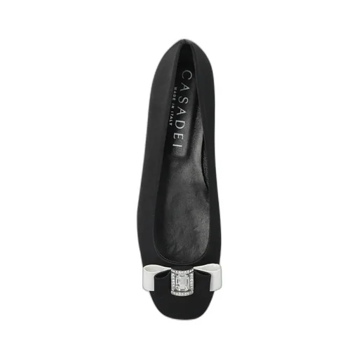 Casadei Bow Accent Ballet Flats