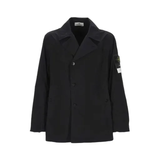 Stone Island Long-Sleeved Button-Up Coat