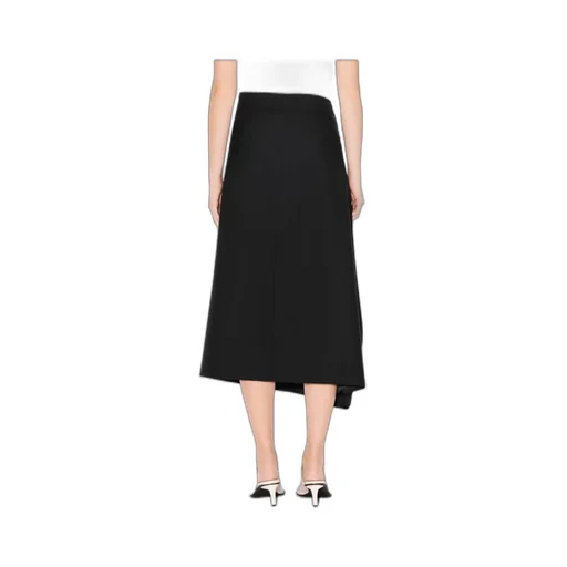 Midi Skirt In Virgin Wool