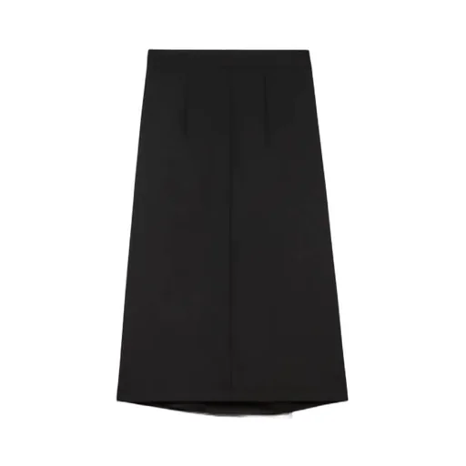 Midi Skirt In Virgin Wool