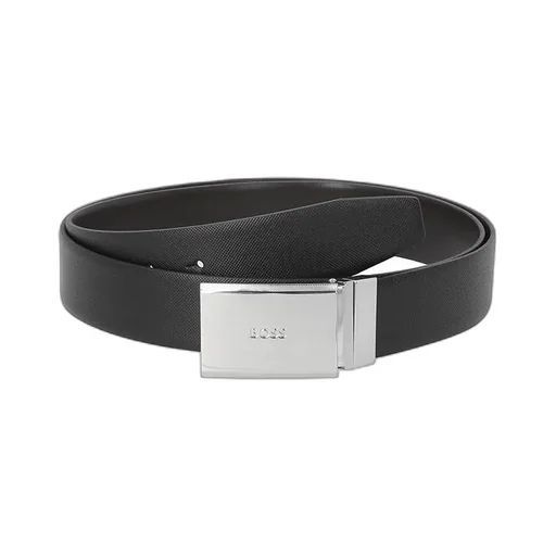 Boss Hugo Boss Logo Engraved Buckle Belt