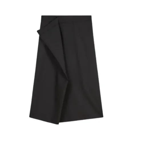 Midi Skirt In Virgin Wool