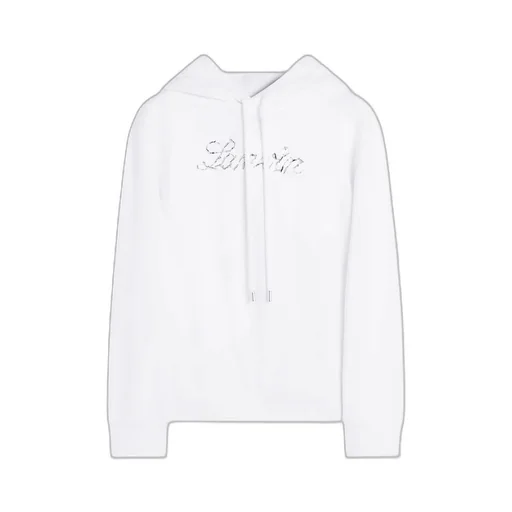 Sequinned-Logo Hoodie