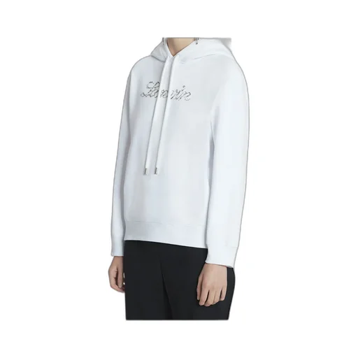 Sequinned-Logo Hoodie