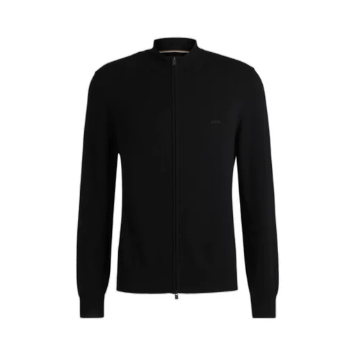 Knitted Zipper Cardigan