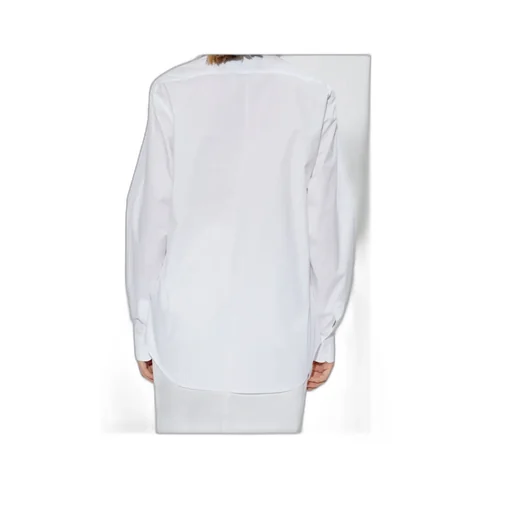 Moschino Logo Embroidered Button-Up Shirt